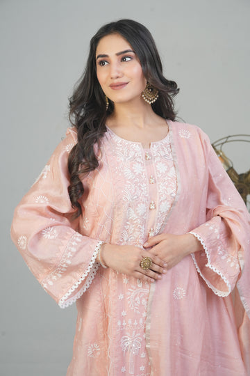 Semi Stitched Tissue Suit