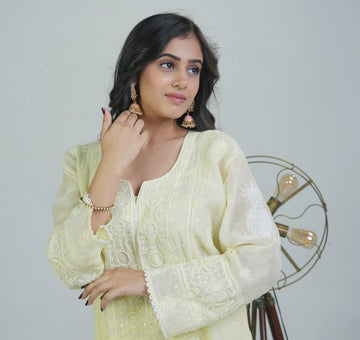 Mulchanderi Semi-Stitch Suit