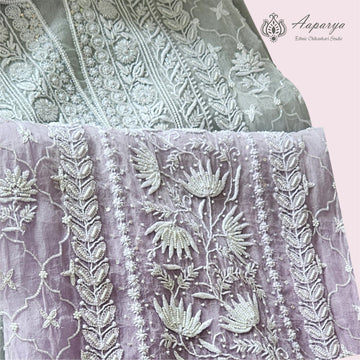 Pure Organza Ombre Suit