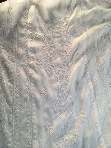 Unstitched Mal Chanderi Suit