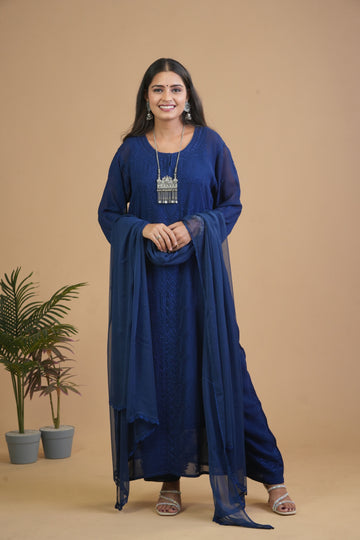 Pure Georgette Ready to Wear Suit