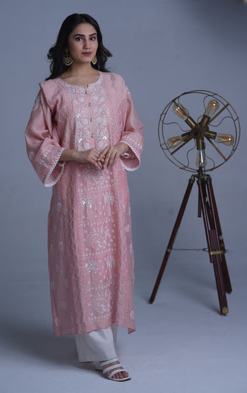 Semi Stitched Tissue Suit