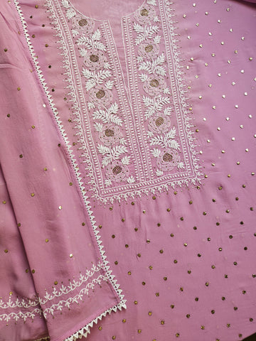 Pure Georgette Unstiched Suit