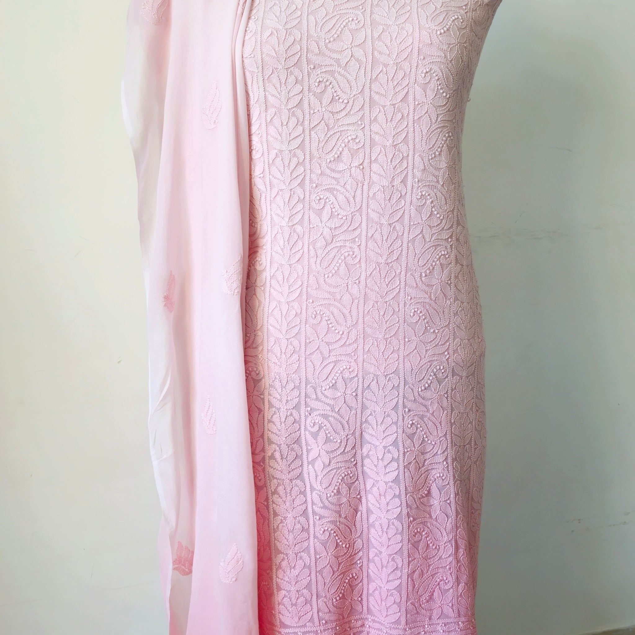Pure Georgette Ombrey Suit
