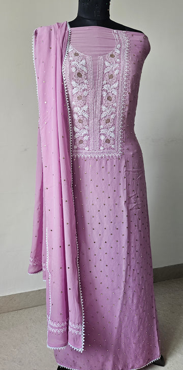 Pure Georgette Unstiched Suit