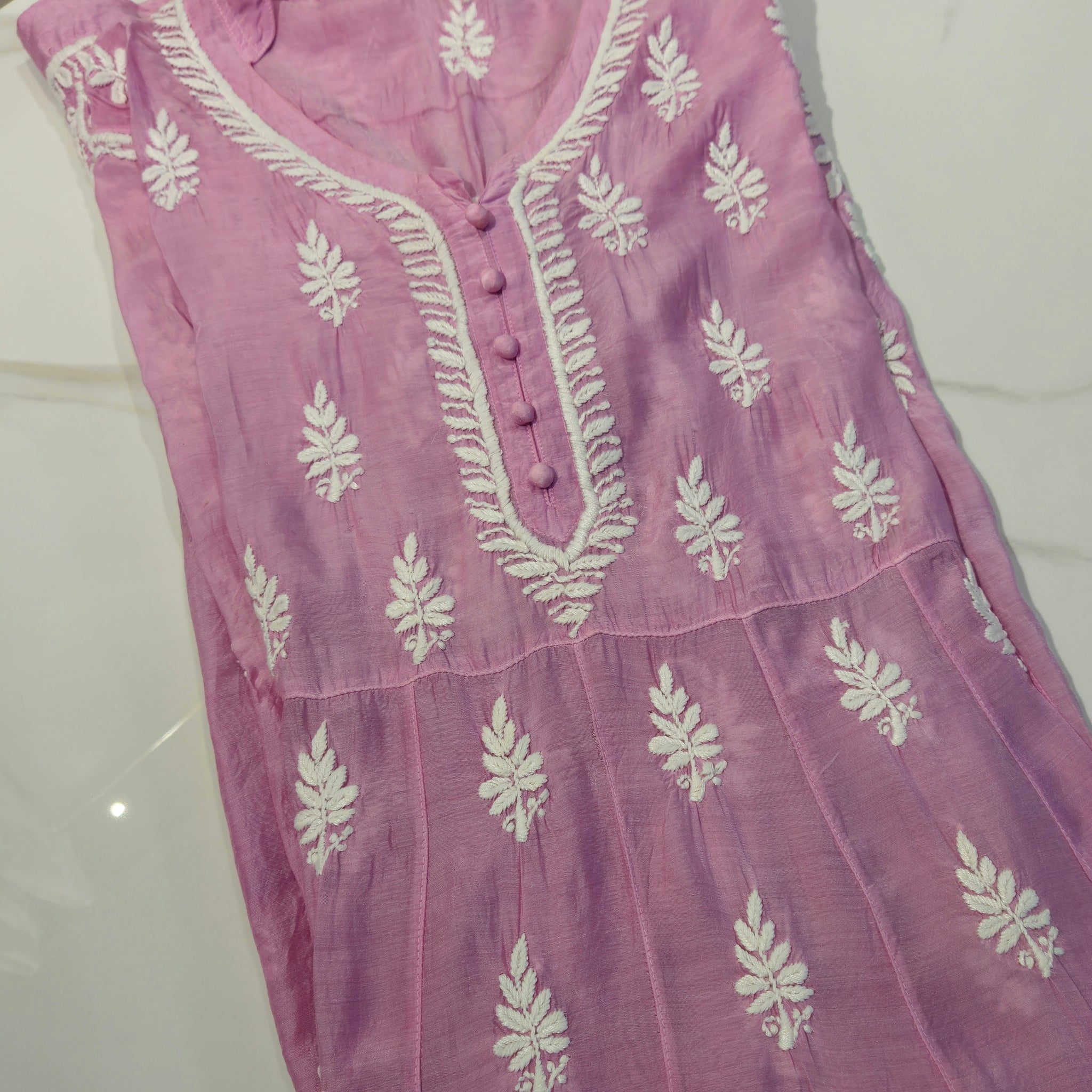 Muslin Anarkali Dress