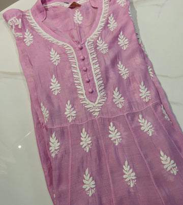 Muslin Anarkali Dress