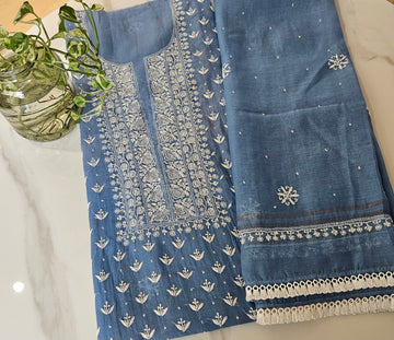 Mulchanderi Jaal  Suit