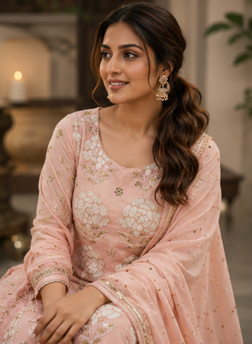 GEORGETTE UNSTITCHED SUIT