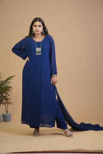 PURE GEORGETTE READY TO WEAR SUIT