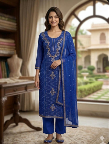 ORGANZA UNSTITCHED SUIT