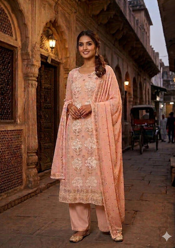 GEORGETTE UNSTITCHED SUIT