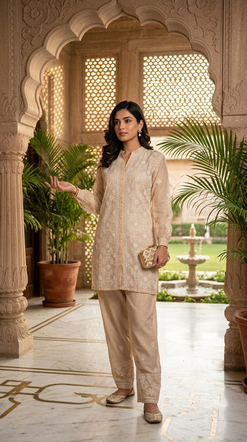 MALCHANDERI SEMI-STITCHED  CO-ORD SET