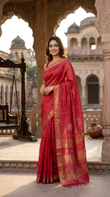 TUSSER SILK SAREE
