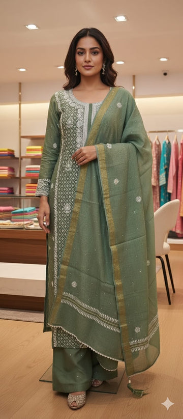 MAHESHWARI UNSTITCH SUIT