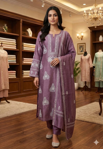 MAHESHWARI SEMI STITCH SUIT