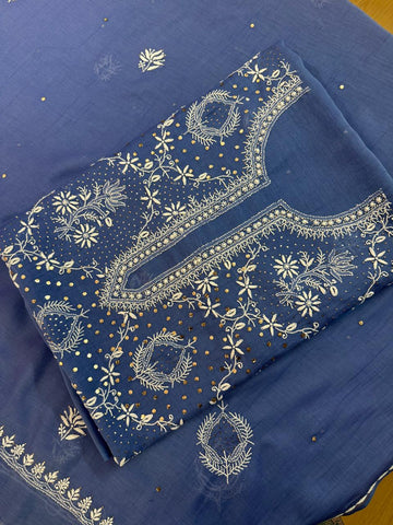 UNSTITCHED MAL-CHANDERI SUIT