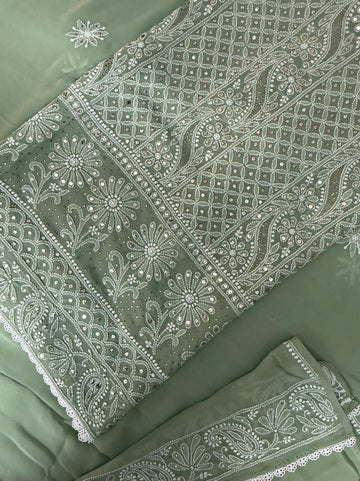 PURE GEORGETTE UNSTITCHED SUIT